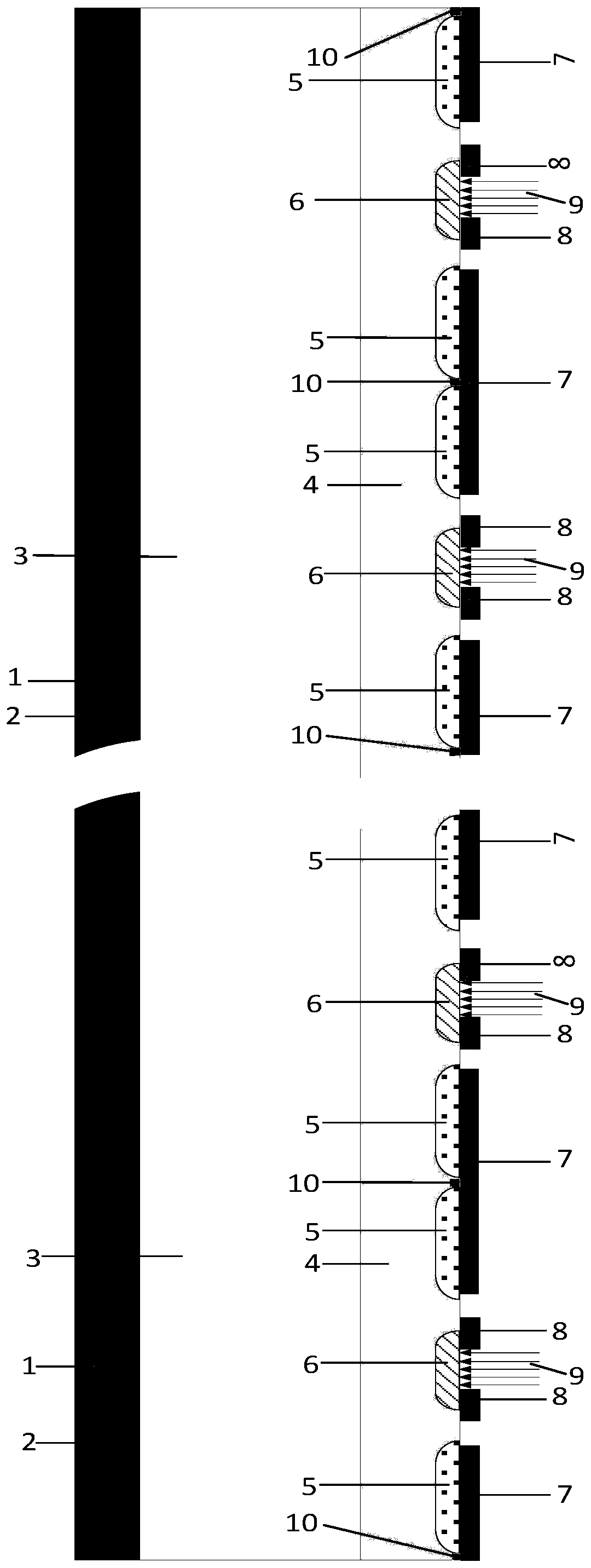 High di/dt withstand light-controlled thyristor