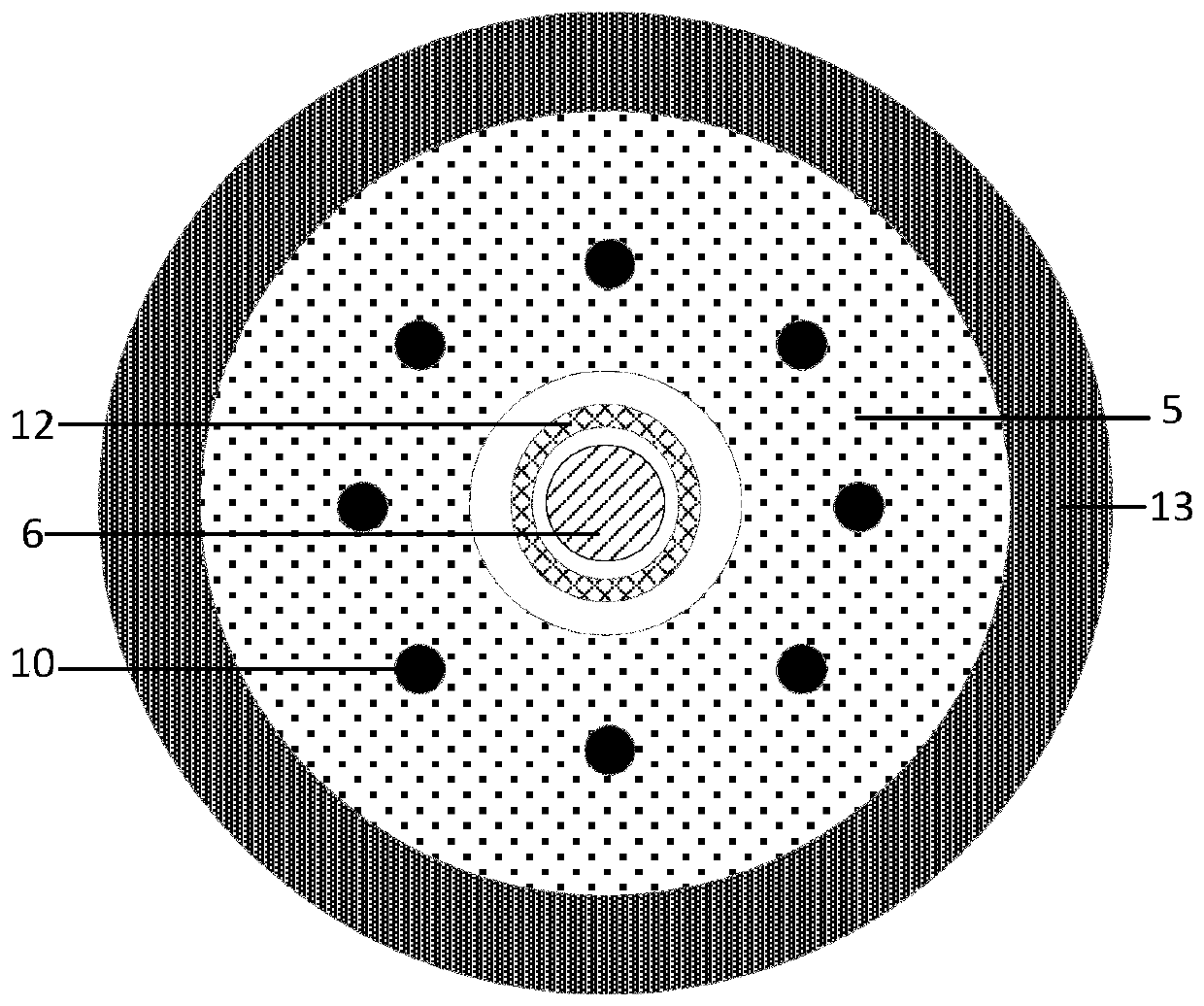 High di/dt withstand light-controlled thyristor