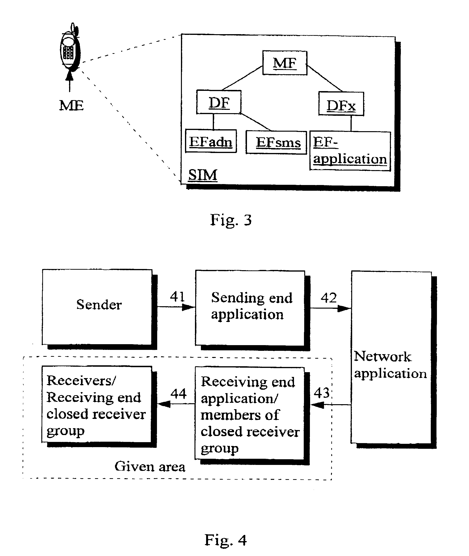 Method and system for the processing of messages in a telecommunication system