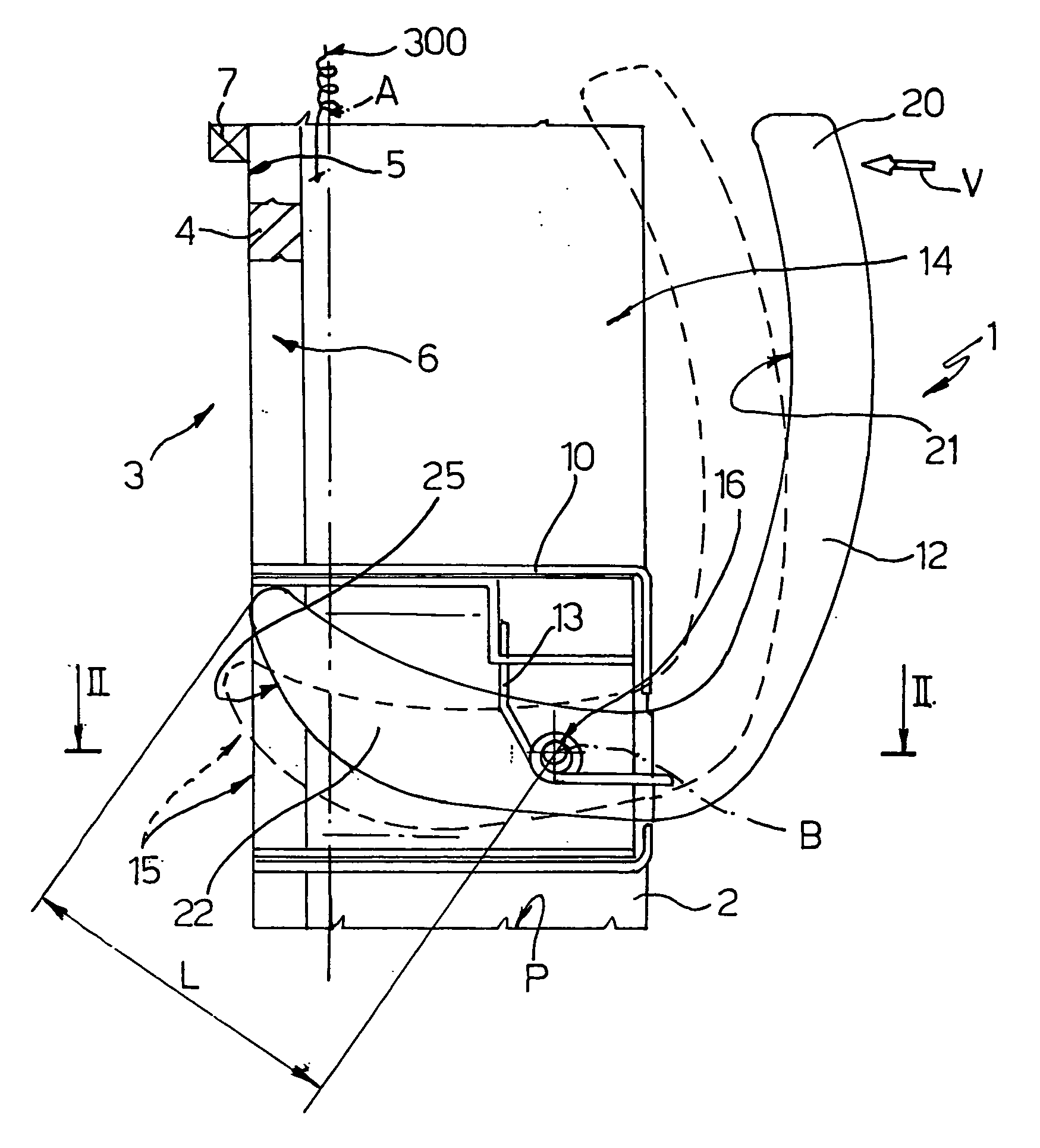 Handle opening device for a door of an electric household appliance, in particular a refrigerator or freezer