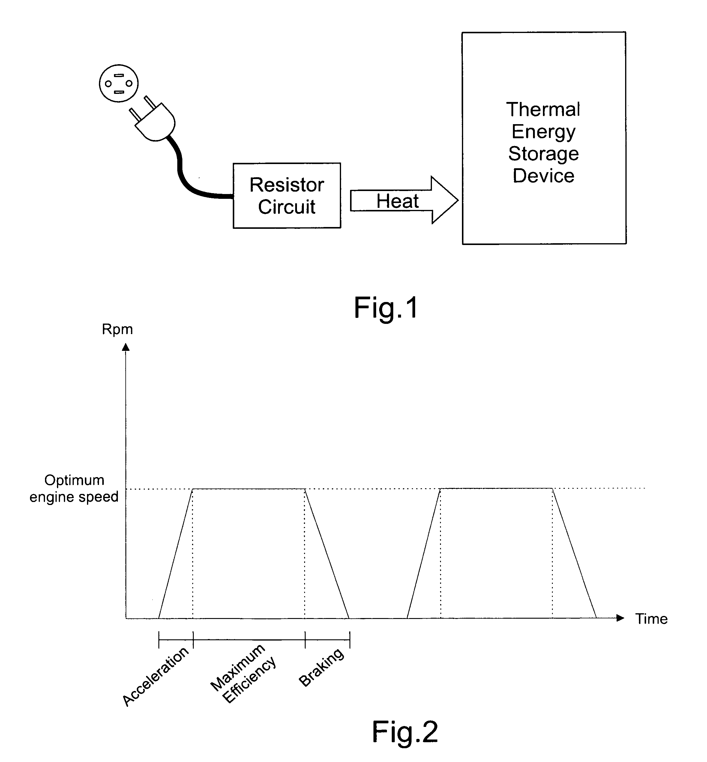 Thermo-electric, rechargeable vehicle powering system