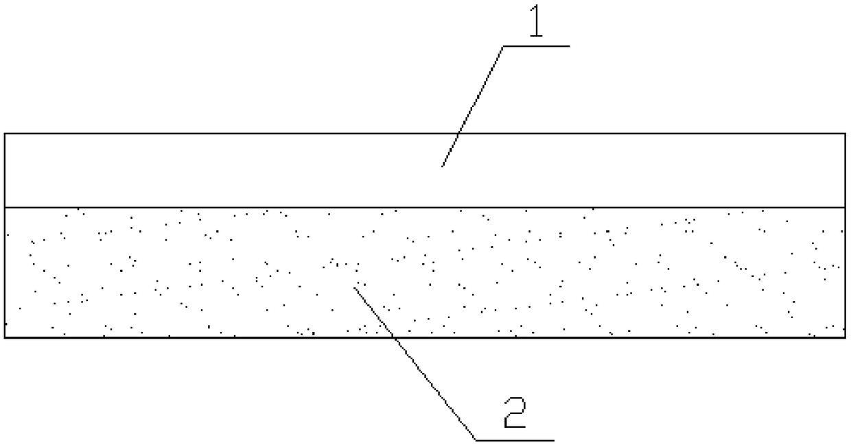 Two-color injection molding composite material for wall switch panel