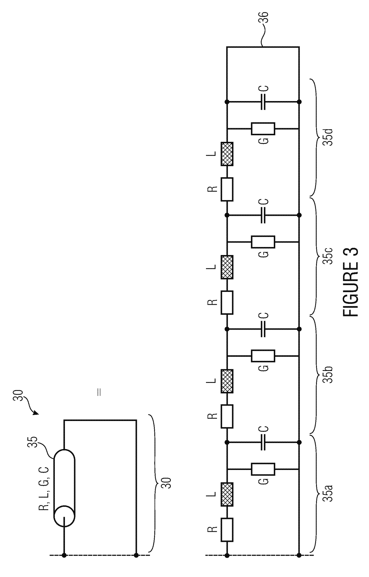 Terminating impedance circuit for an electroabsorption modulator