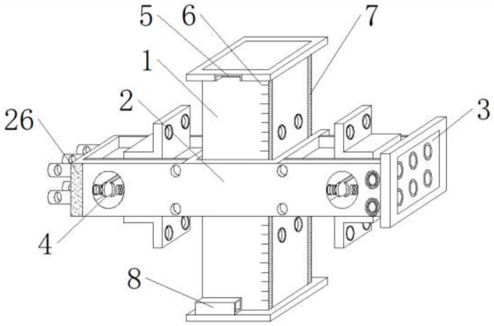 Support-free layered assembly type steel structure