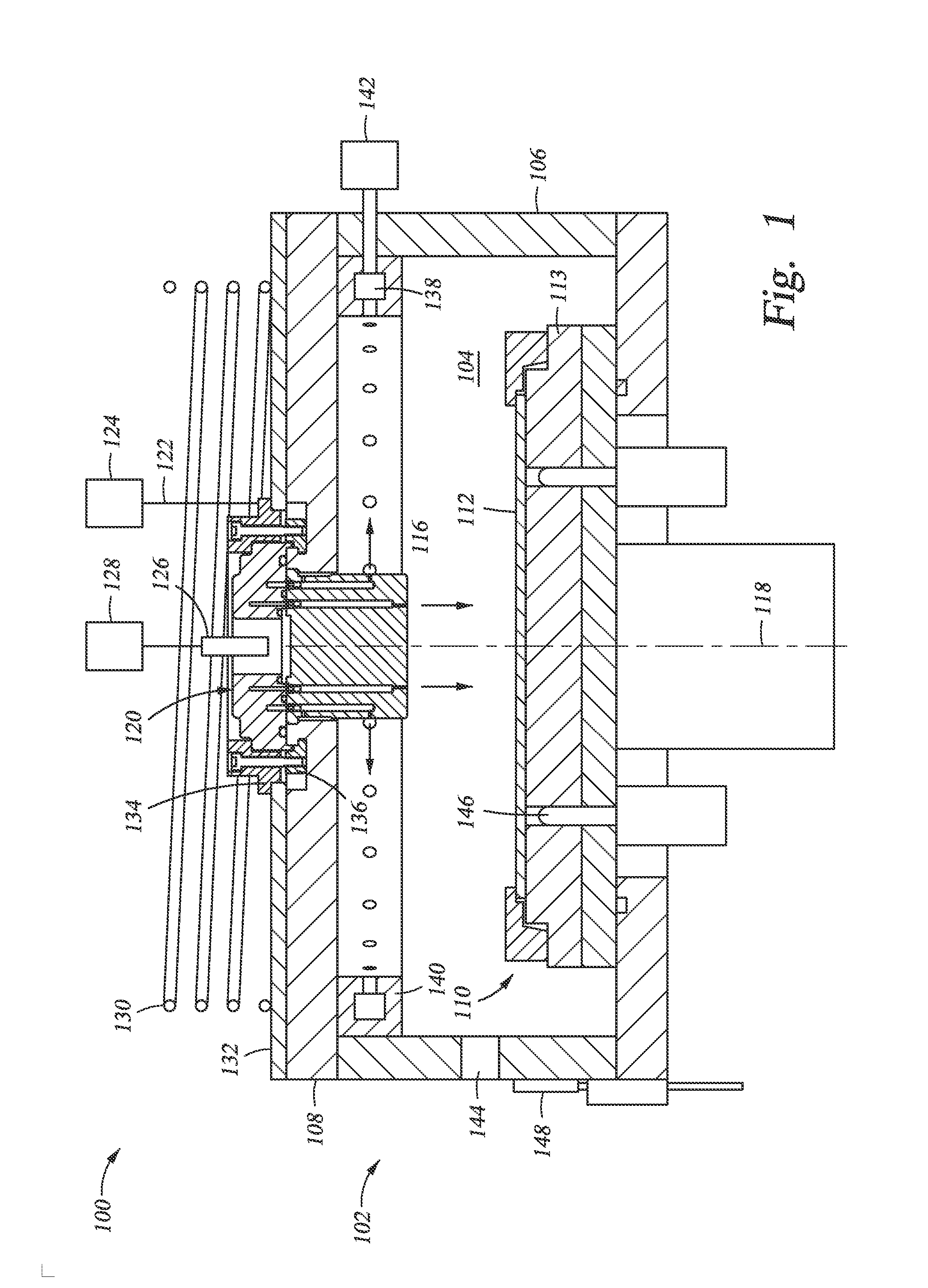 Tunable gas delivery assembly with internal diffuser and angular injection