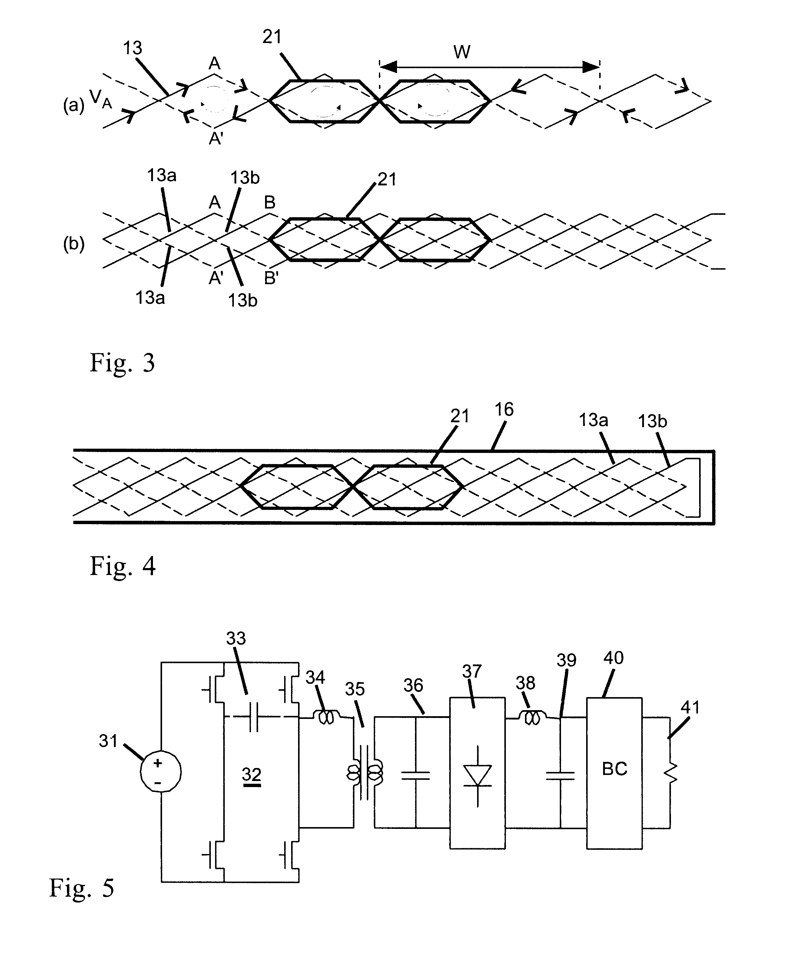 System for inductive transfer of power, communication and position sensing to a guideway-operated vehicle