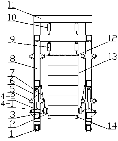 Splicing machine for finished product base bodies of air-entrapping blocks