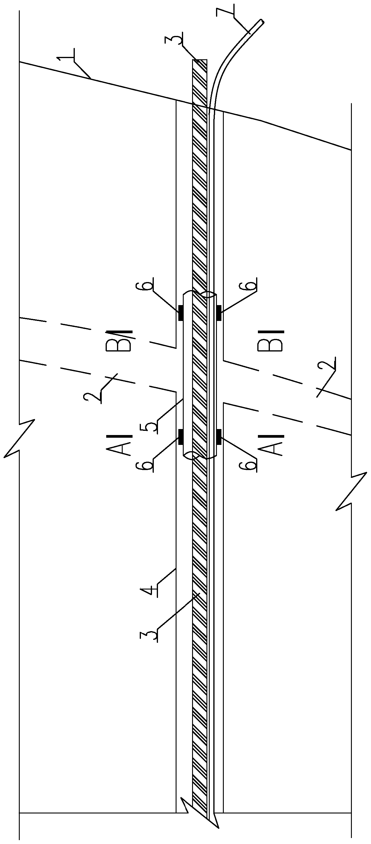 Supporting structure and plugging sleeve structure for anchor rod gap grouting