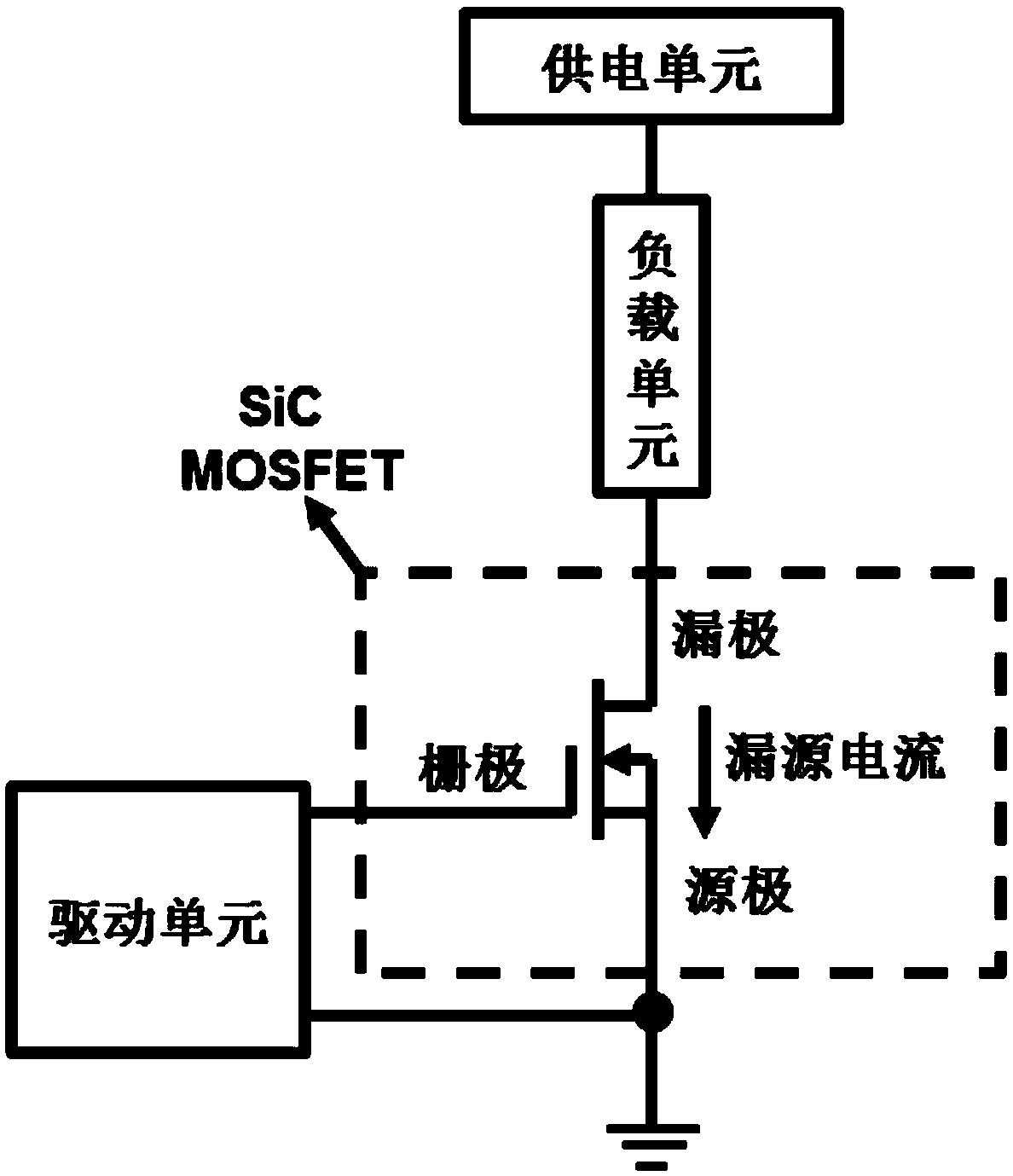 Automatic sorting circuit based on the parallel use of SiCMOSFET device, and automatic sorting method