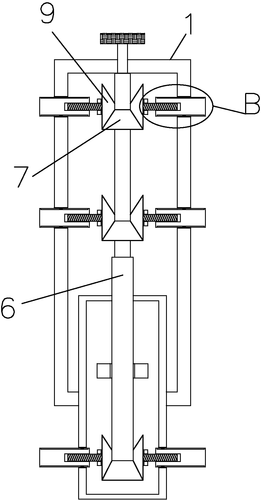 Radian detection fixture of automobile door panel