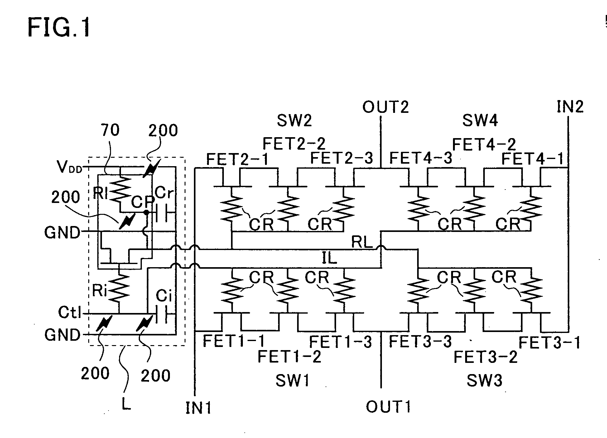 Compound semiconductor switching circuit device