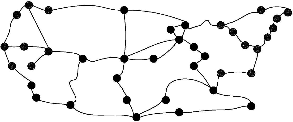 SDN controller deployment method based on bat algorithm