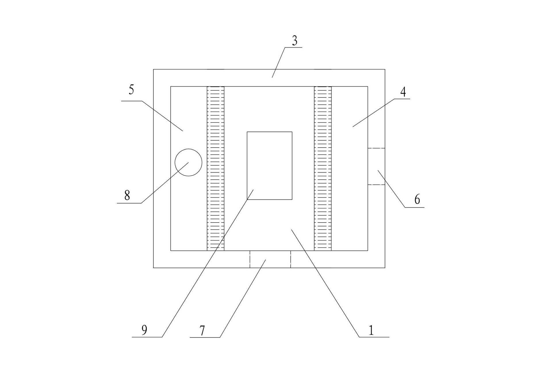 Device and method for large-scale pretreatment of domestic garbage