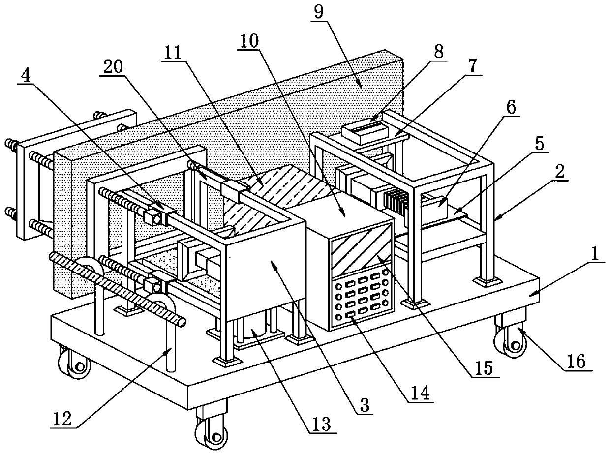 Masonry structure anti-earthquake toughness detection device and detection method