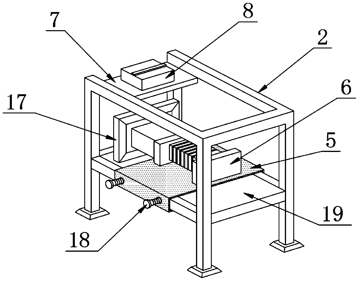 Masonry structure anti-earthquake toughness detection device and detection method