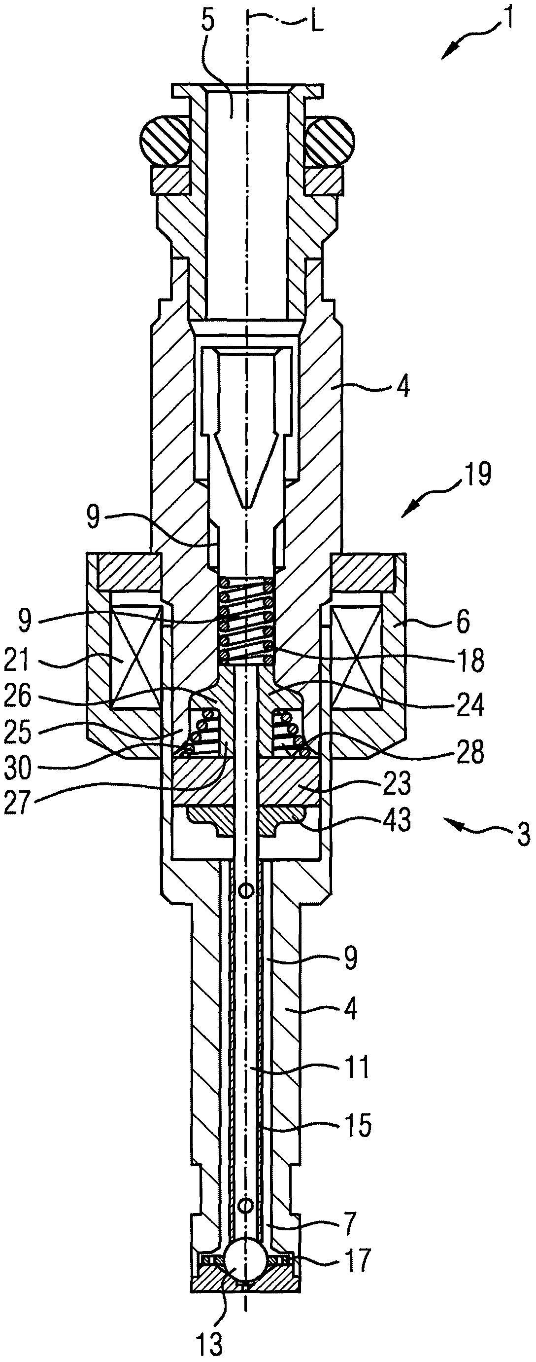 Valve assembly for injection valve and injection valve