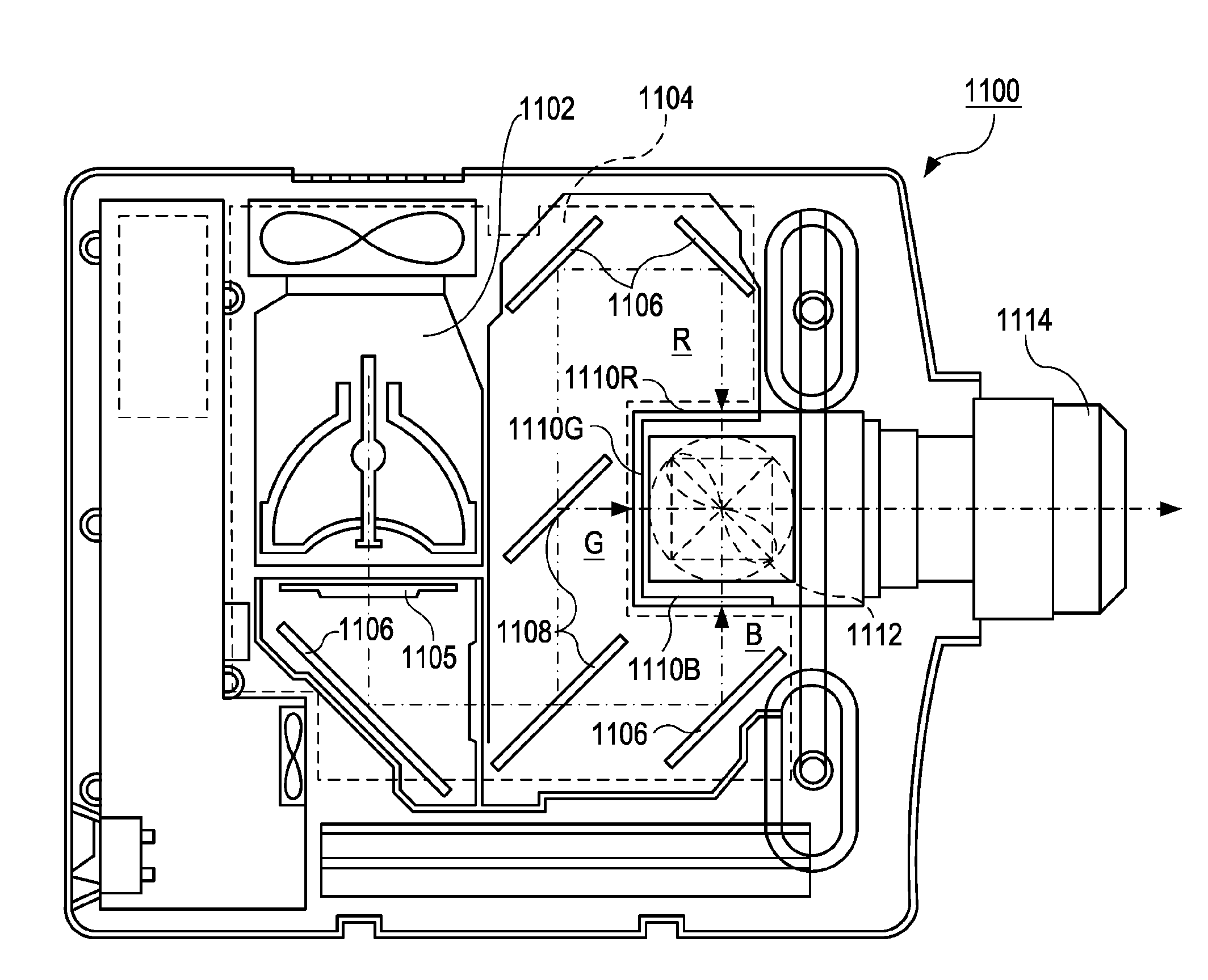 Liquid crystal device and projector