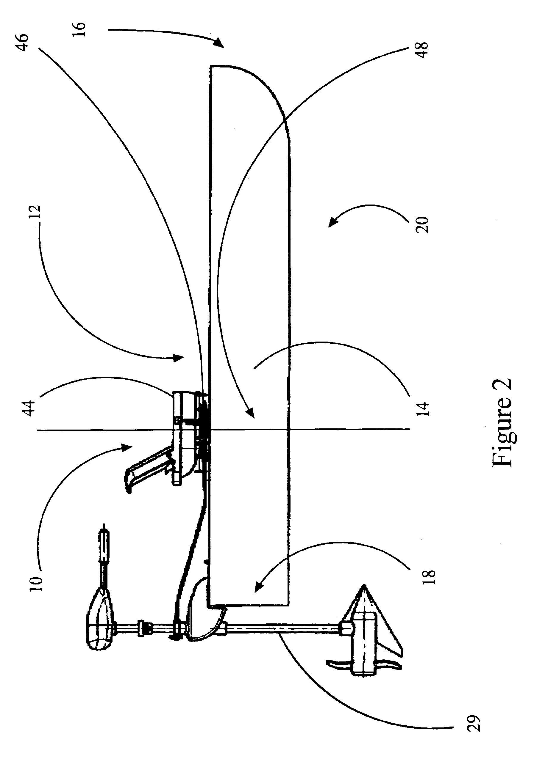 Apparatus for body motion steering control for water craft