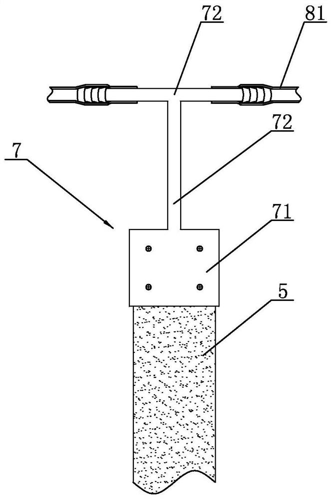Construction method of static drilling root planting drainage pile