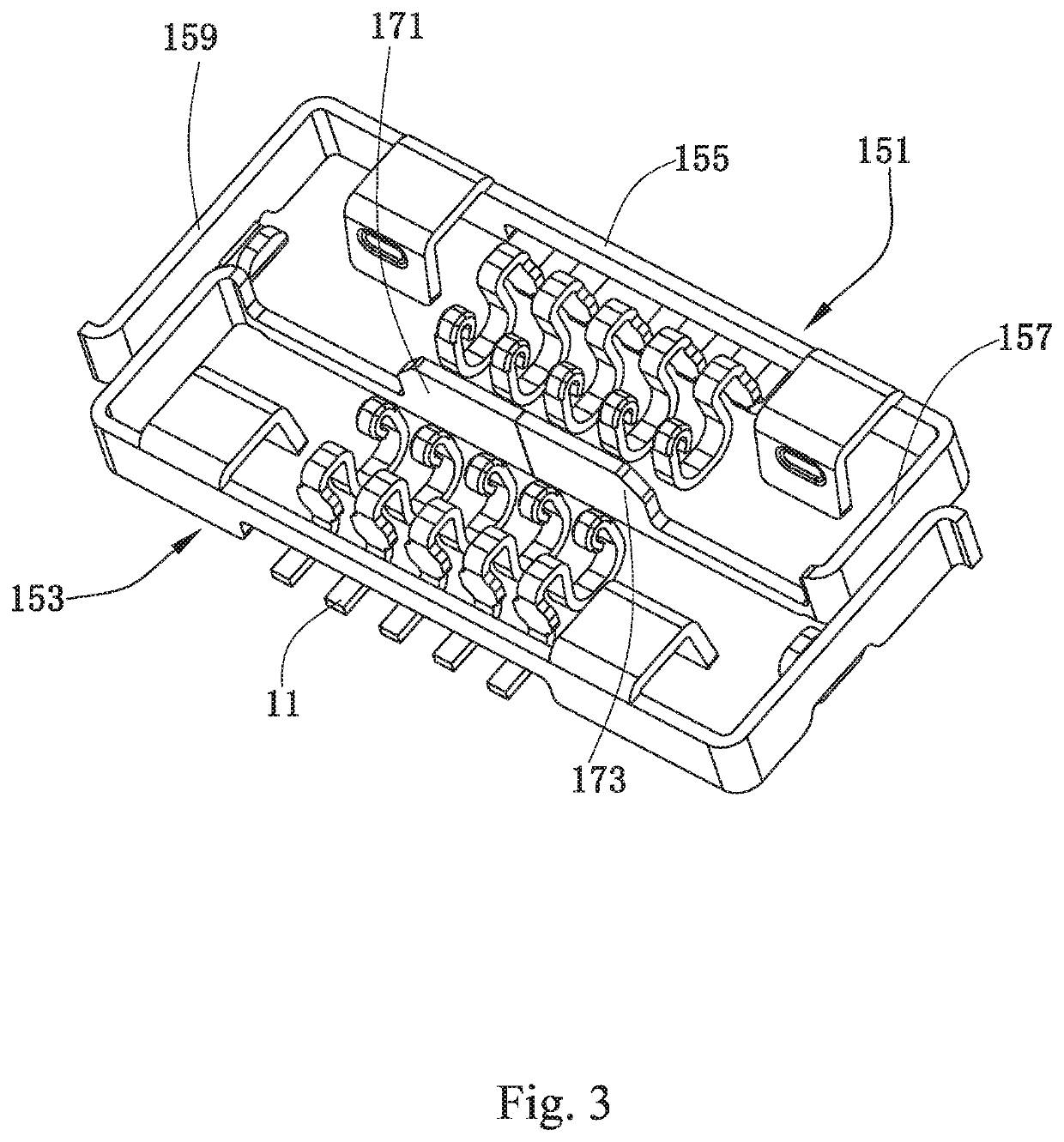 Multipolar connector