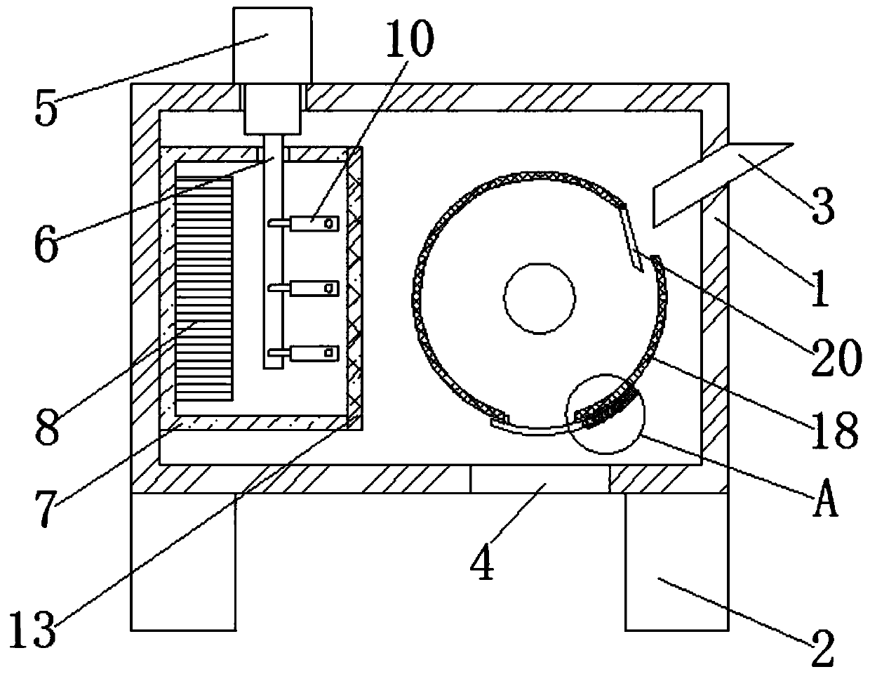 An energy-saving malt drying device