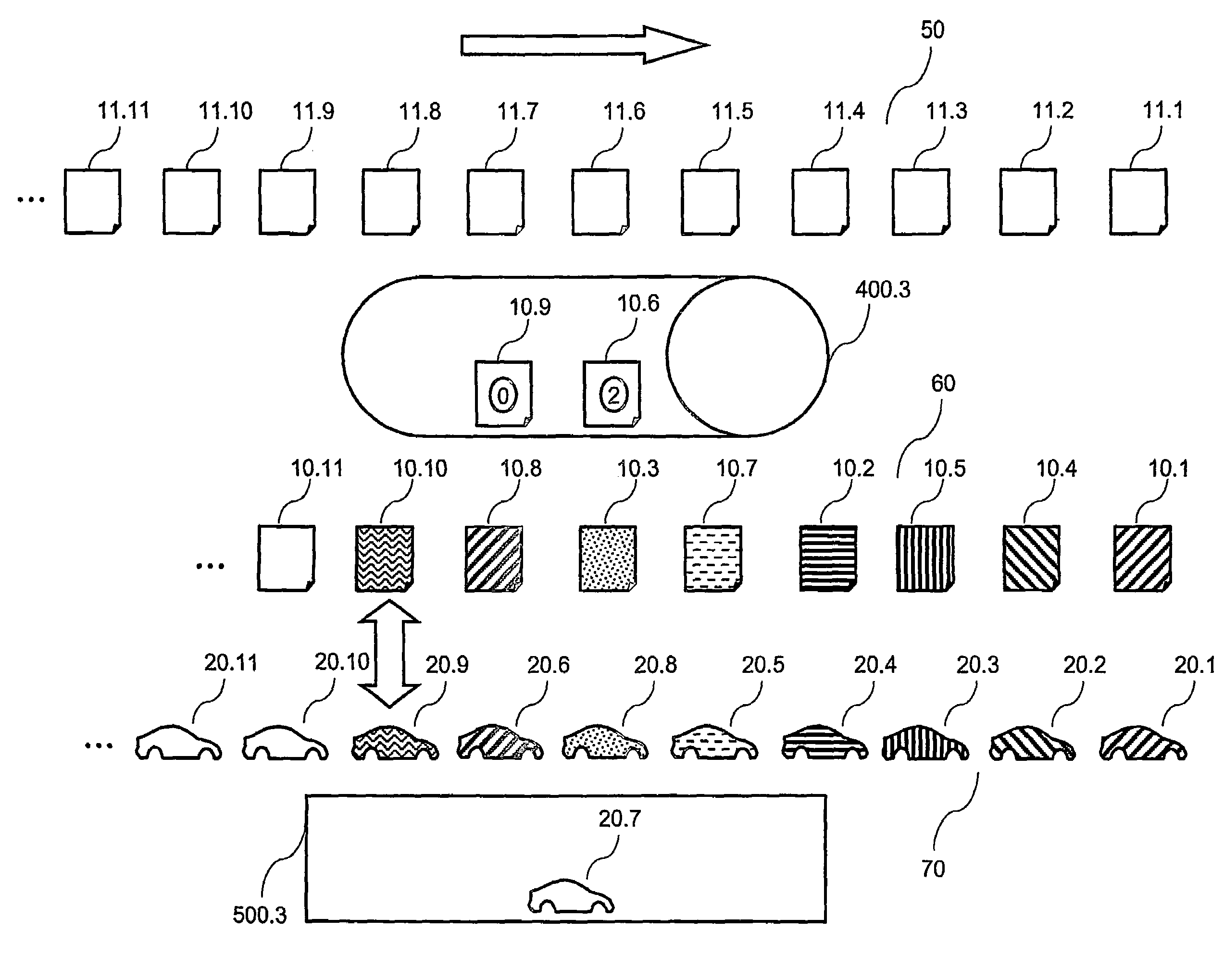 Method for controlling a production sequence