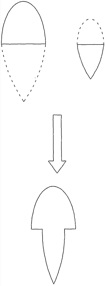 Double-wing type flow sensor