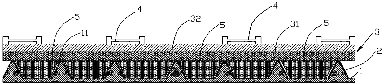 Method for planting plants on tin roof based on non-woven fabric