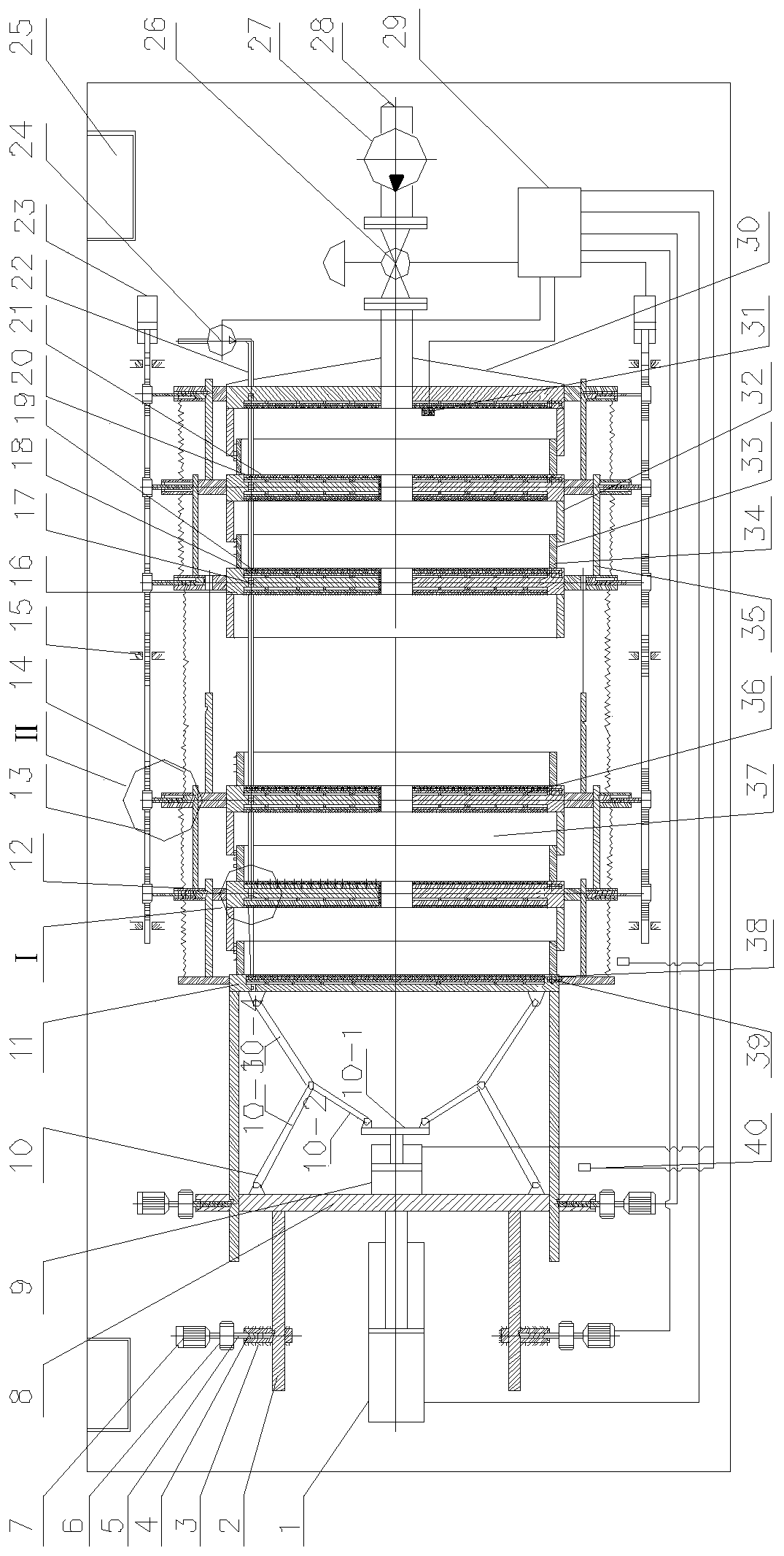 Multistage Sewage Sludge Depth Reduction Method