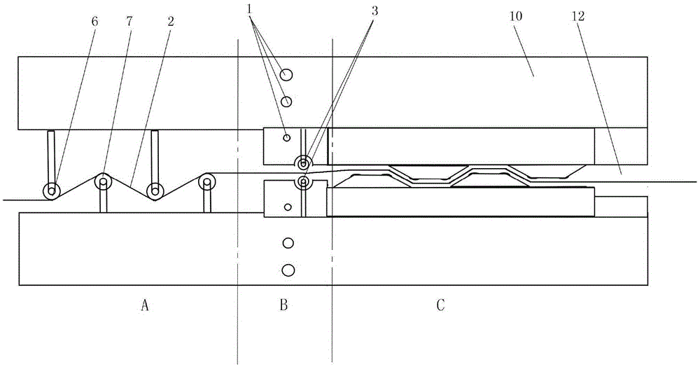 Double-sided melt impregnation equipment and method for continuous fiber reinforced adhesive tape