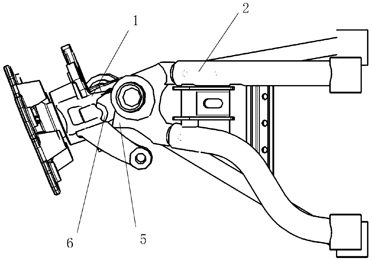 All-terrain vehicle and all-terrain vehicle steering limiting structure