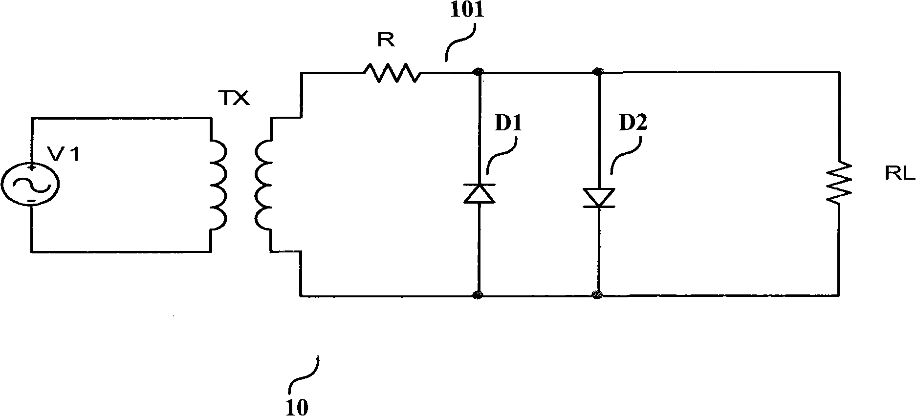 Voltage limiting device