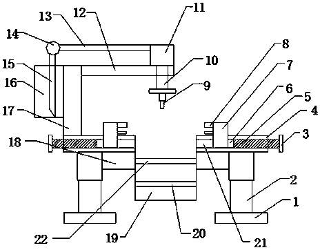 Vertical-type high-pressure water cutting device