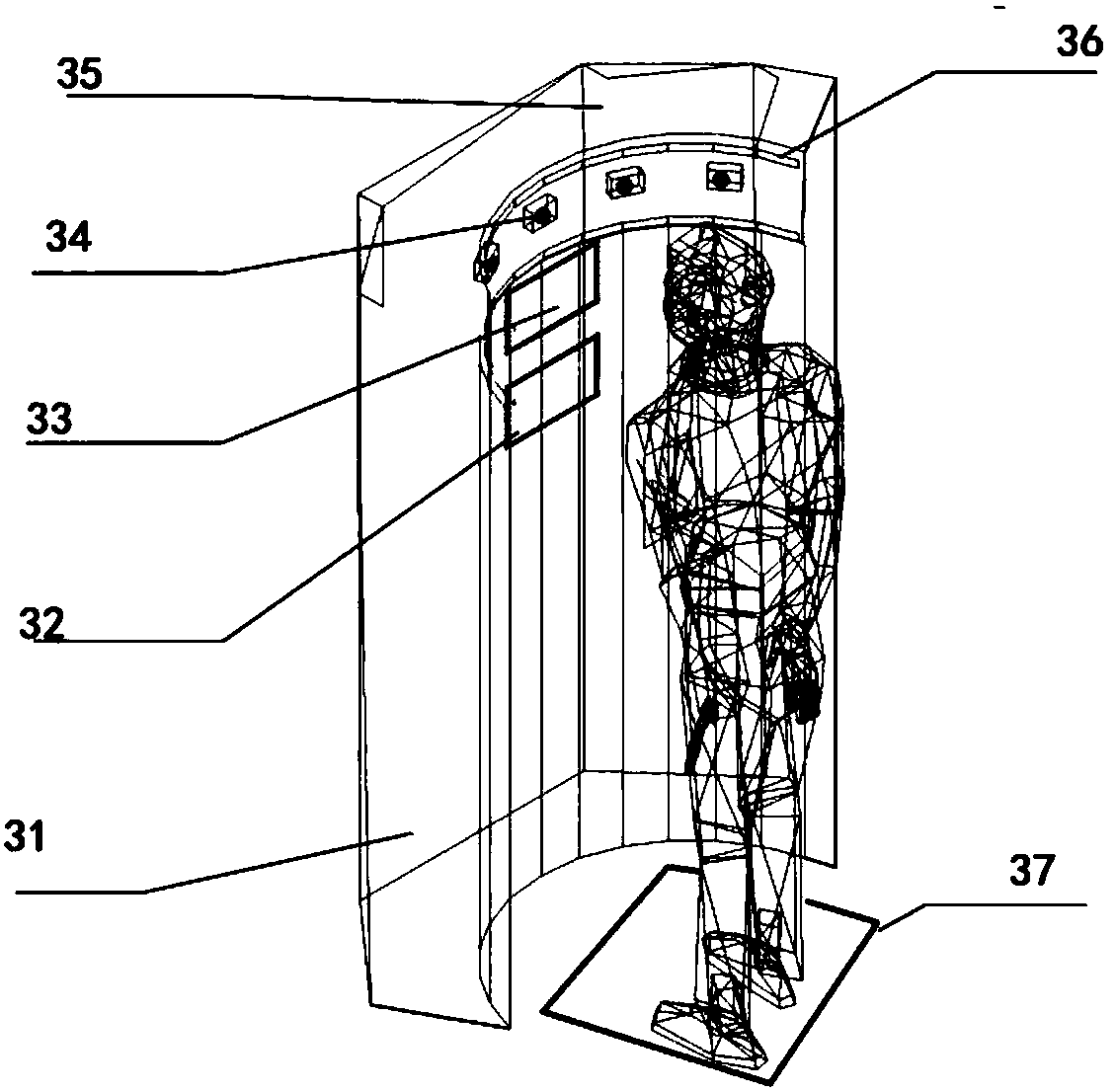 3D four-dimensional data collection system and method based on visible light camera matrix