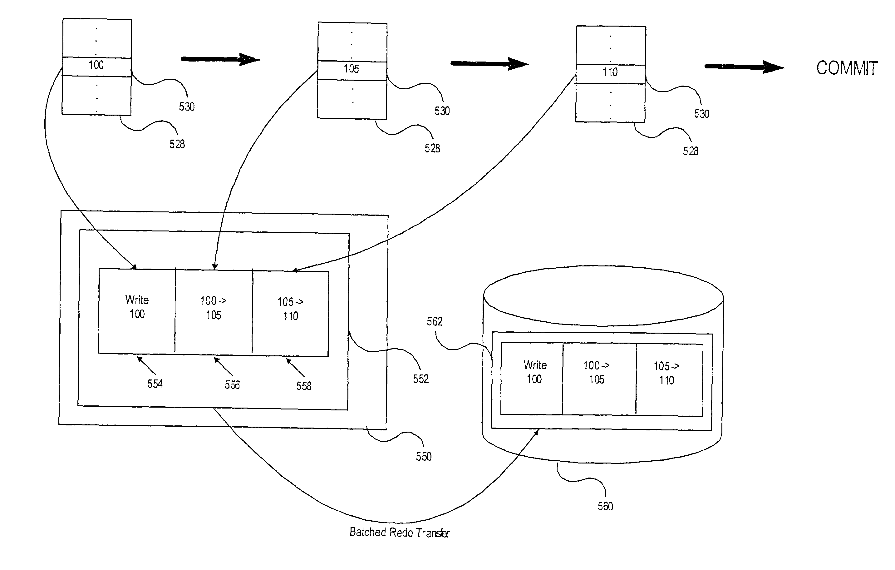 Method and mechanism for implementing in-memory transaction logging records