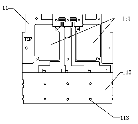 Mounting module composed of LTCC component and structure cavity