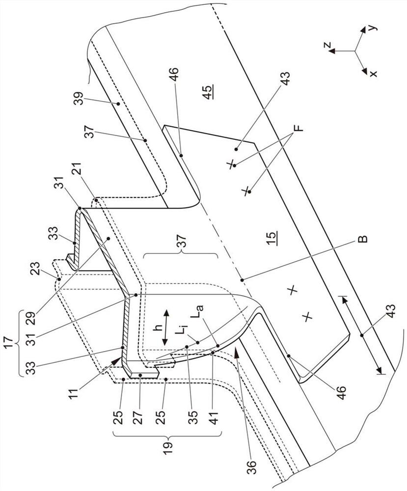 body structure for vehicles