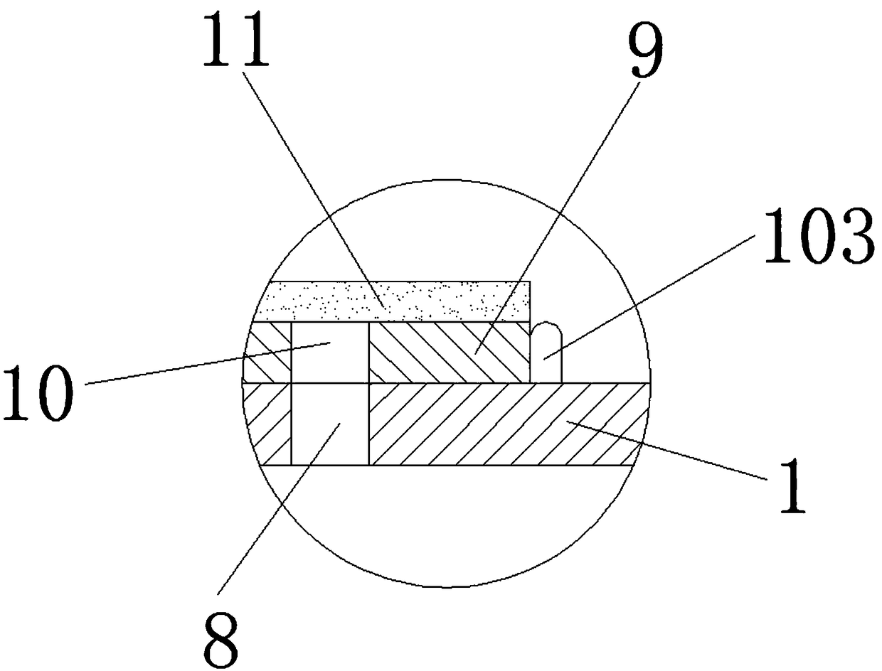 Cervical drug administration device for gynecological treatment