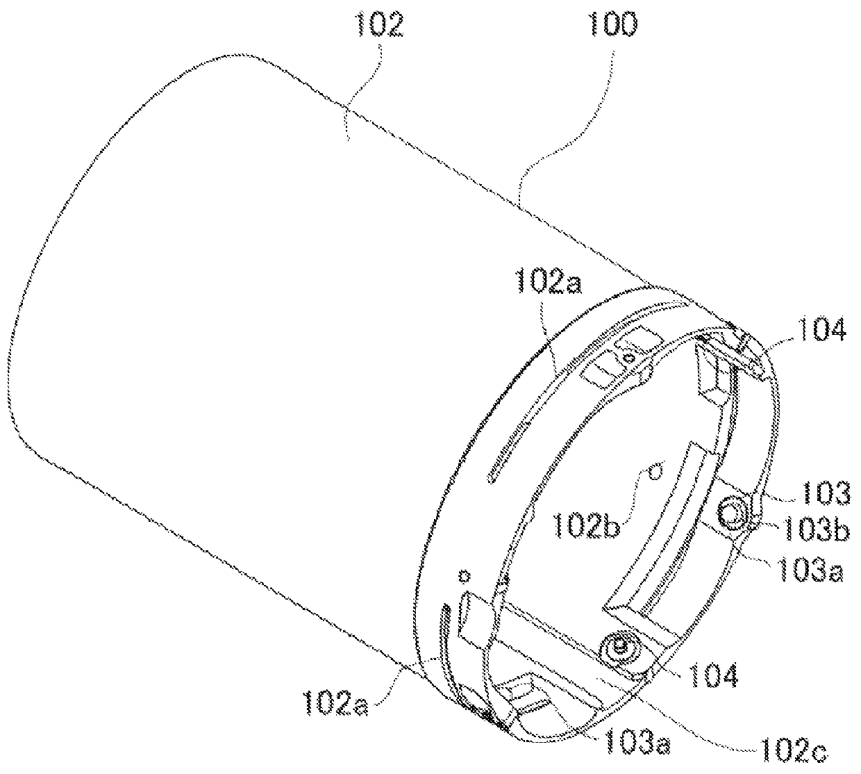 Zoom lens barrel capable of retracting into lens barrel body