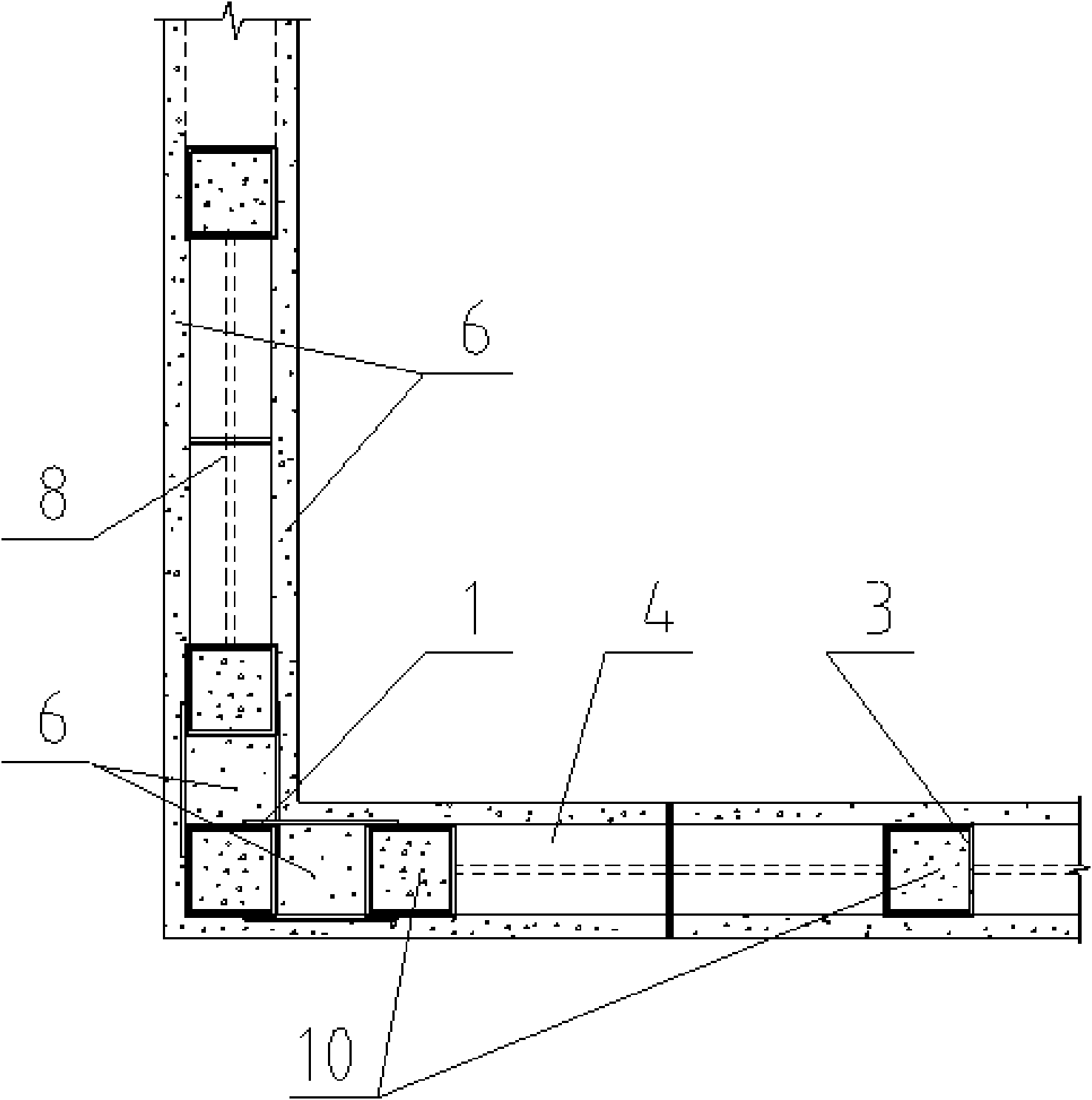 Steel structured wide-bay energy-saving residential building with gypsum walls and on-site layering and sectioning manufacturing method