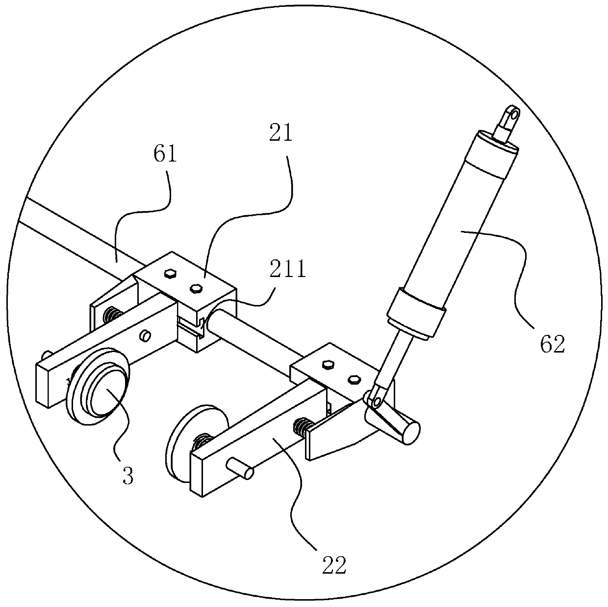 Yarn winding mechanism of roving machine and roving machine production line with same