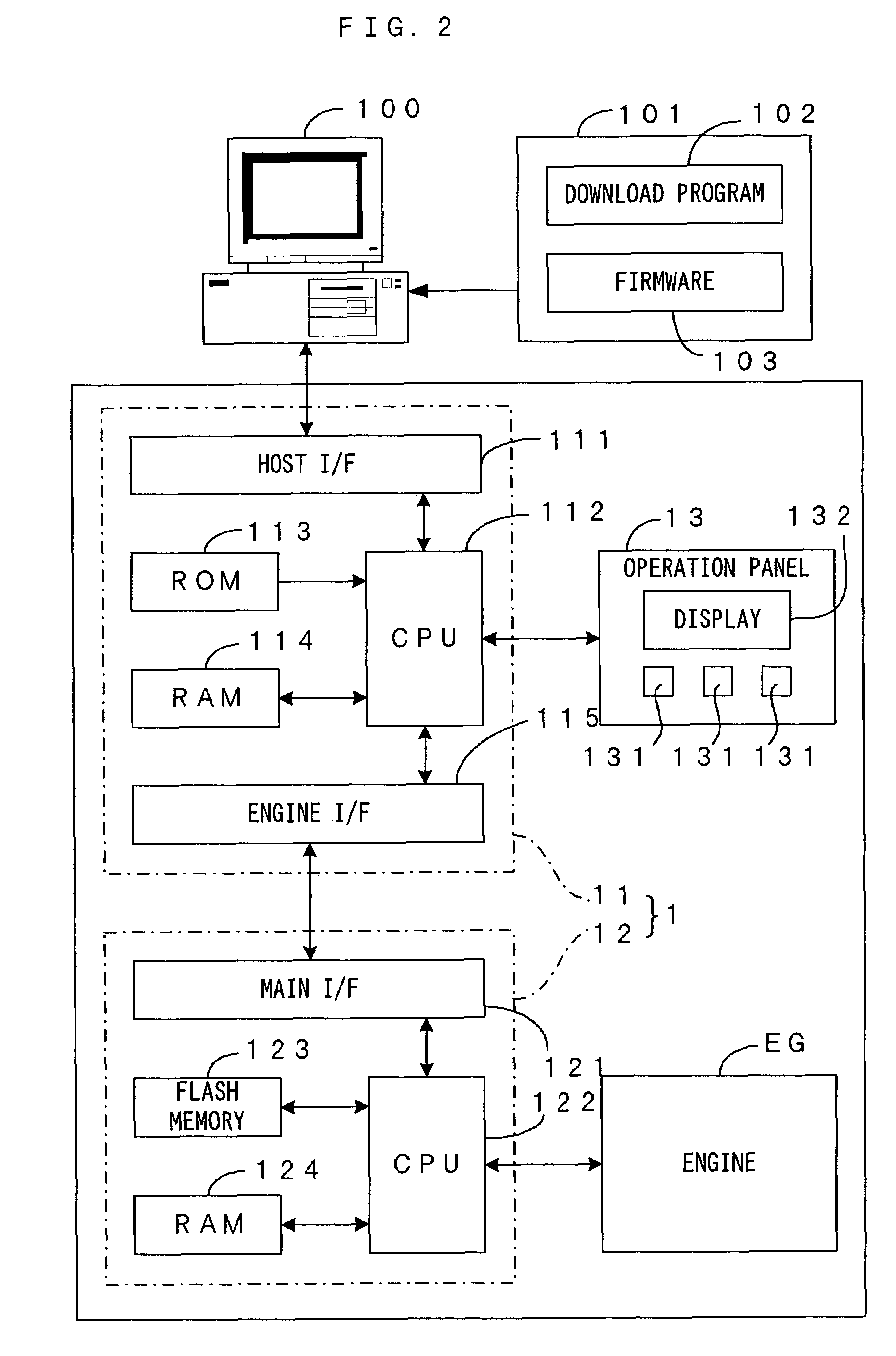 Apparatus and method of rewriting firmware