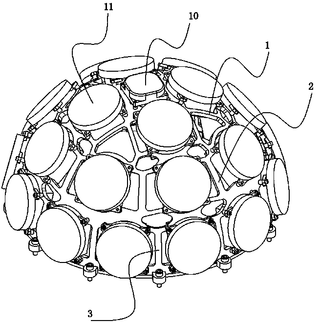 A Conformal Spherical Antenna Array