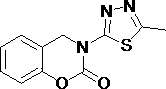 3-(1,3,4- thiadiazole)-1,3-benzooxazine-2-acetone compounds and application thereof