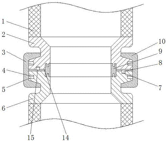 Metal filter bag capable of being conveniently spliced and mounted