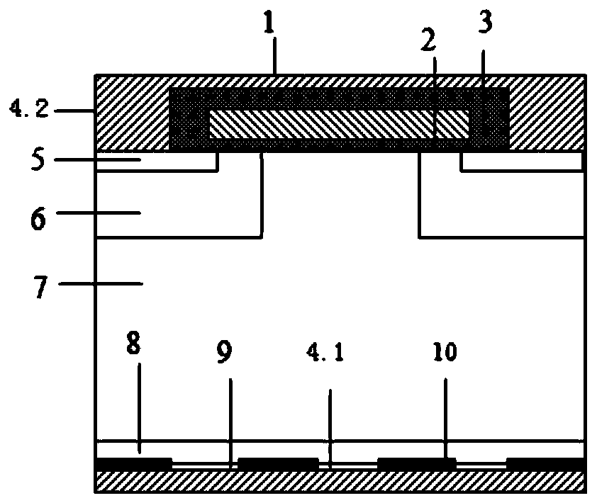 RC-IGBT structure and manufacturing method thereof