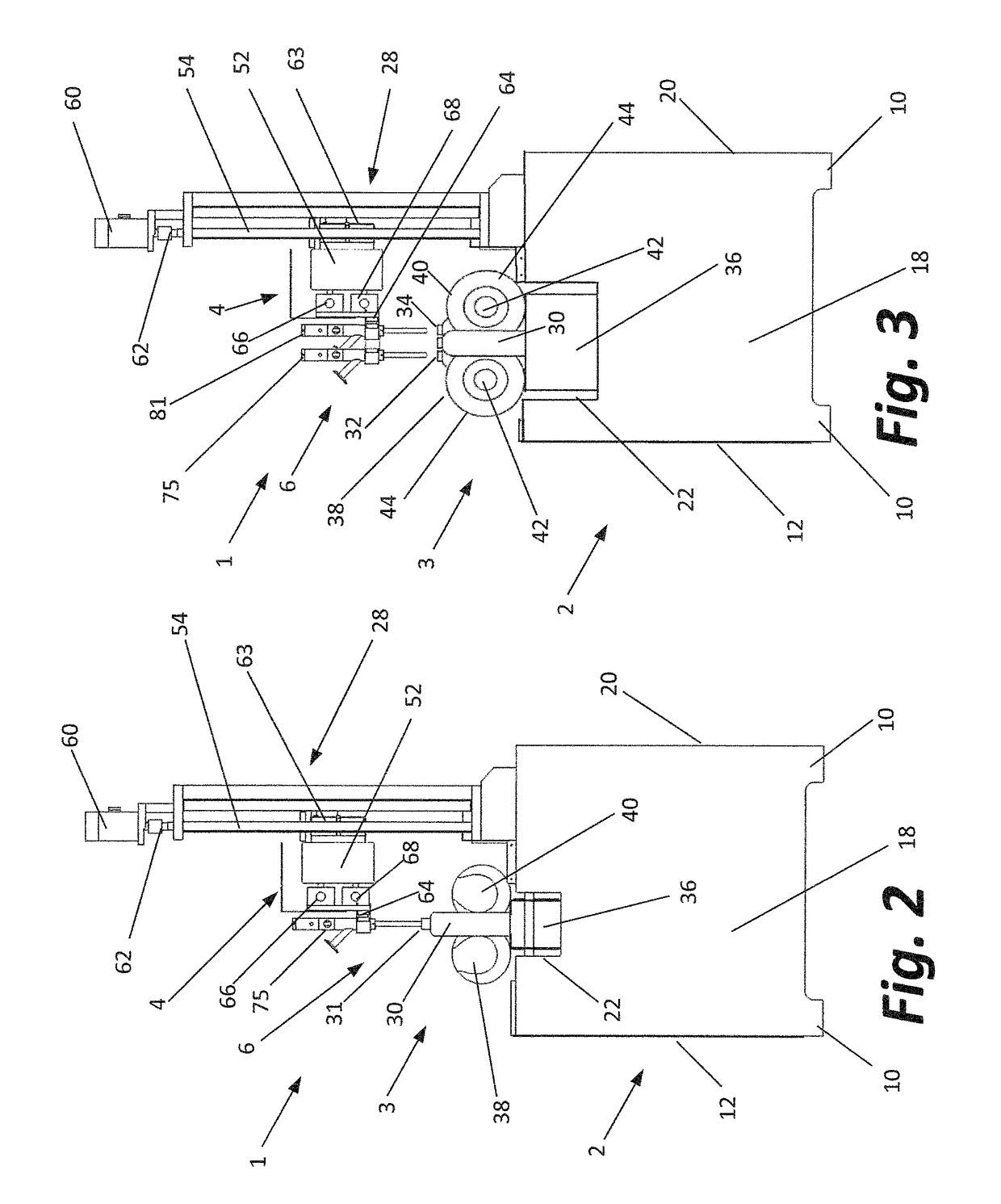 Continuous motion linear container filler