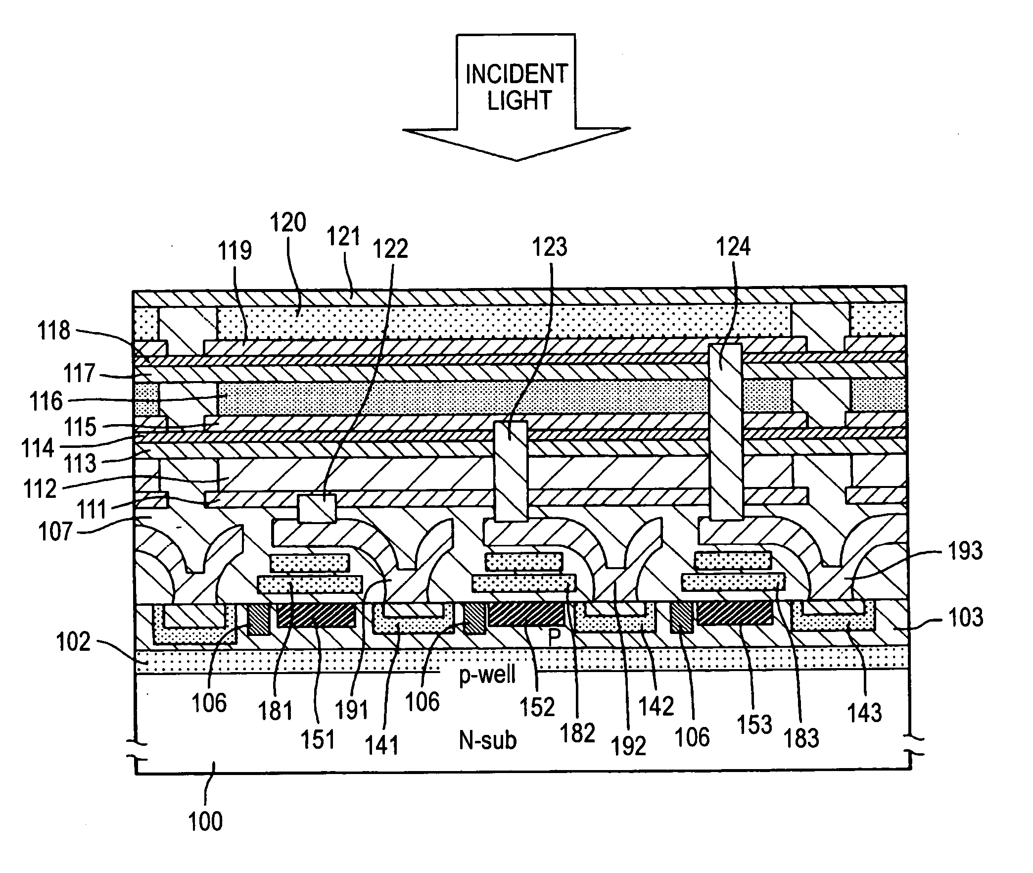 Photoelectric converting layer lamination type solid-state image pick-up device