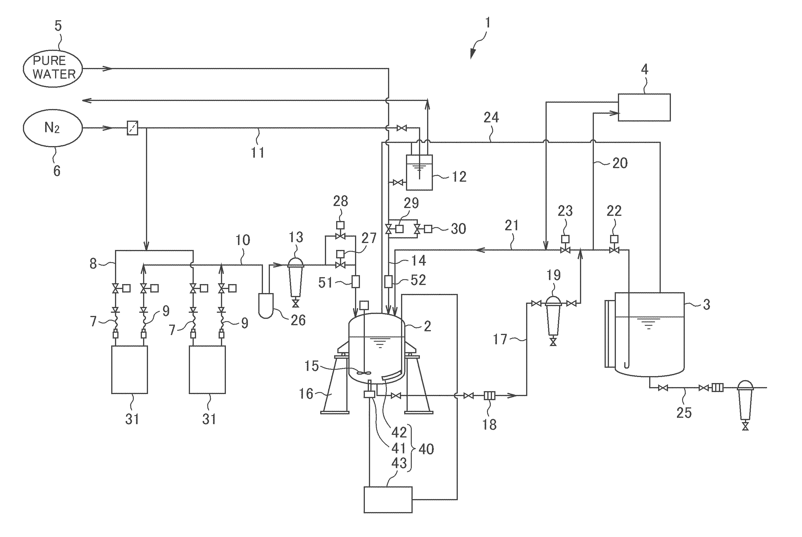 Developing solution for photolithography, method for forming resist pattern, and method and apparatus for producing developing solution for photolithography