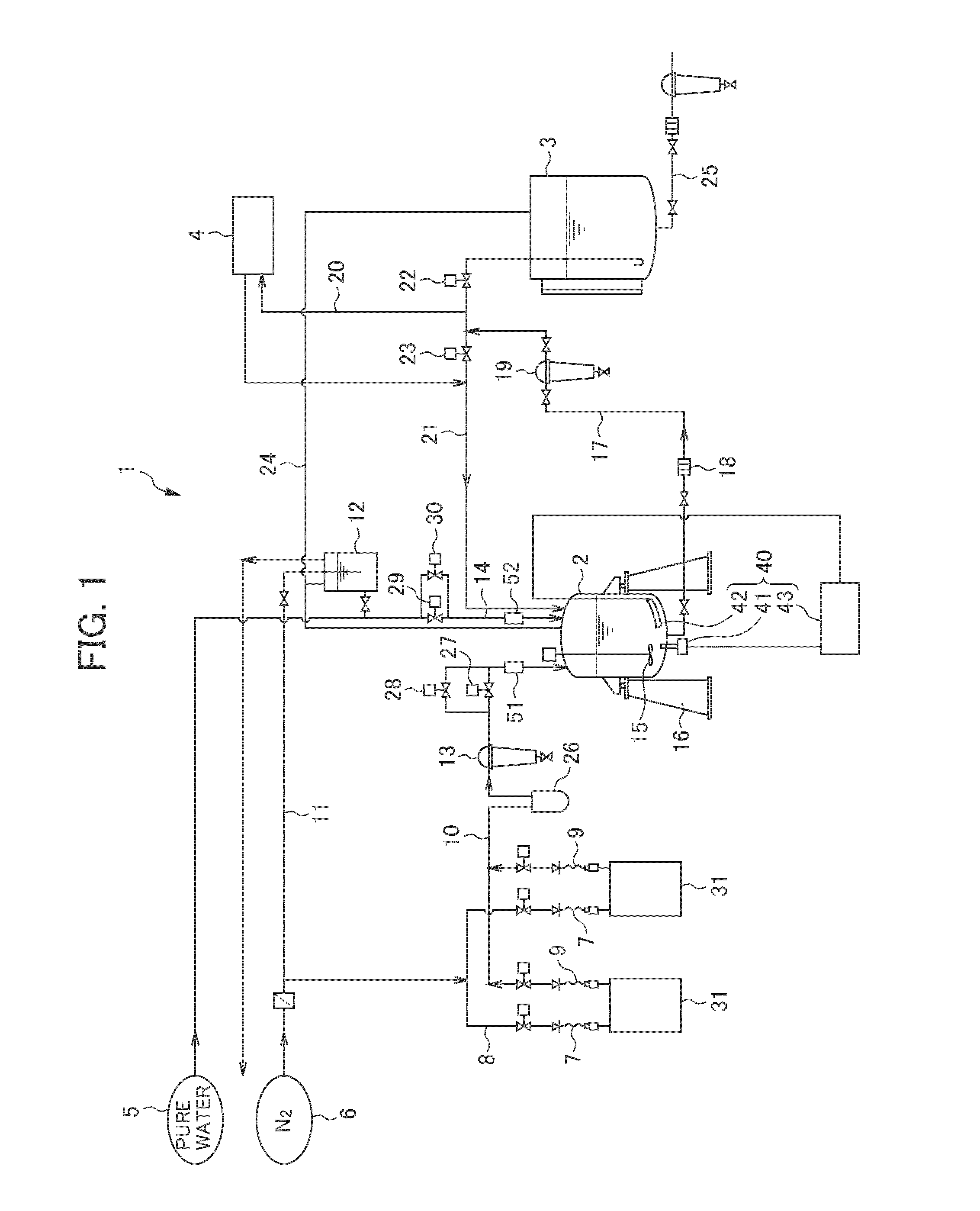 Developing solution for photolithography, method for forming resist pattern, and method and apparatus for producing developing solution for photolithography